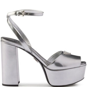 Prada 115mm leather platform sandals