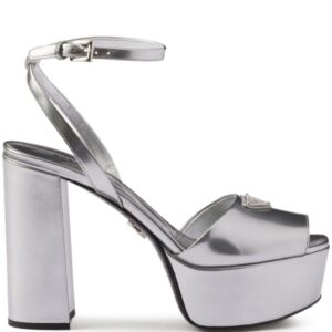 Prada 115mm leather platform sandals