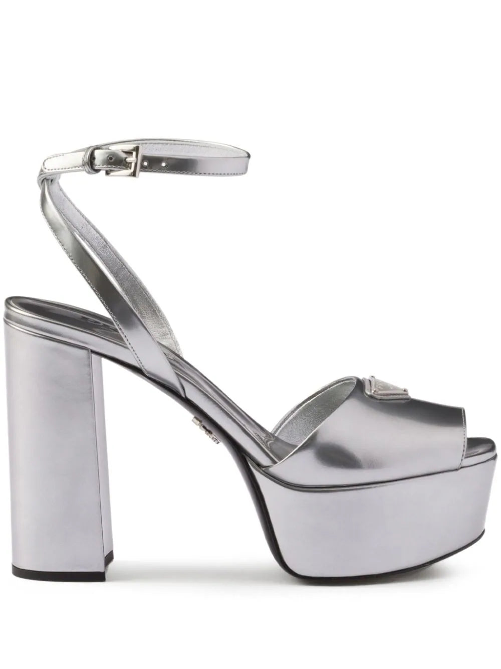 Prada 115mm leather platform sandals