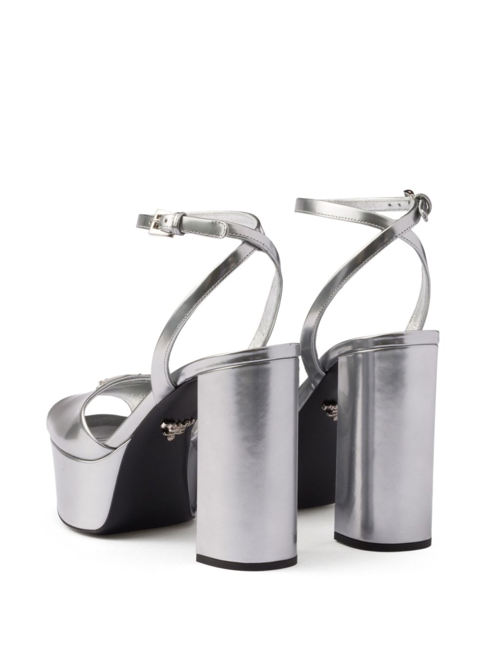 Prada 115mm leather platform sandals - Image 3