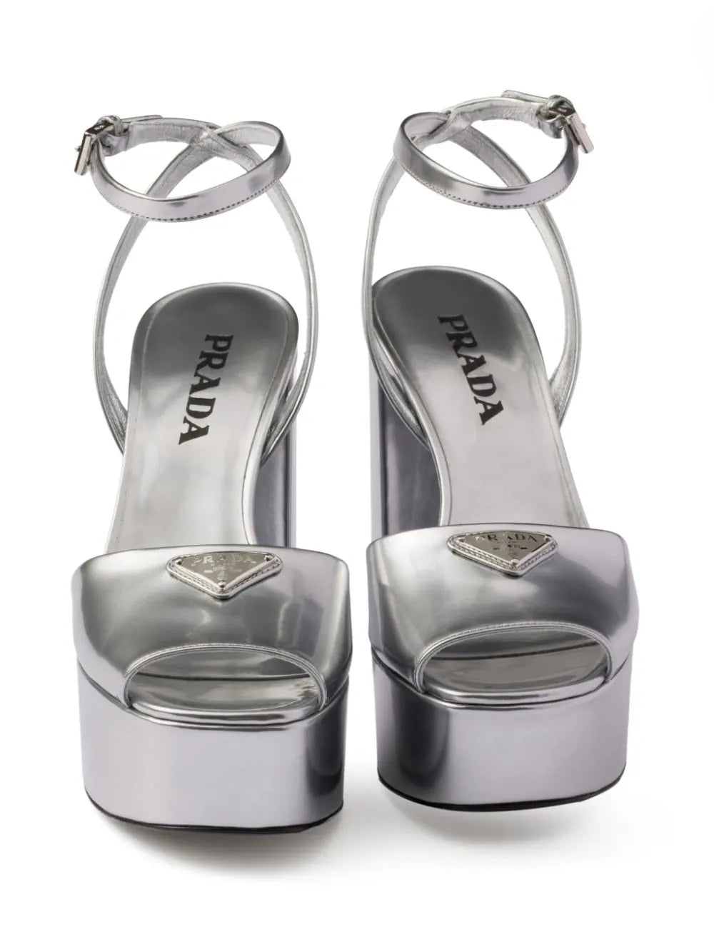Prada 115mm leather platform sandals - Image 3