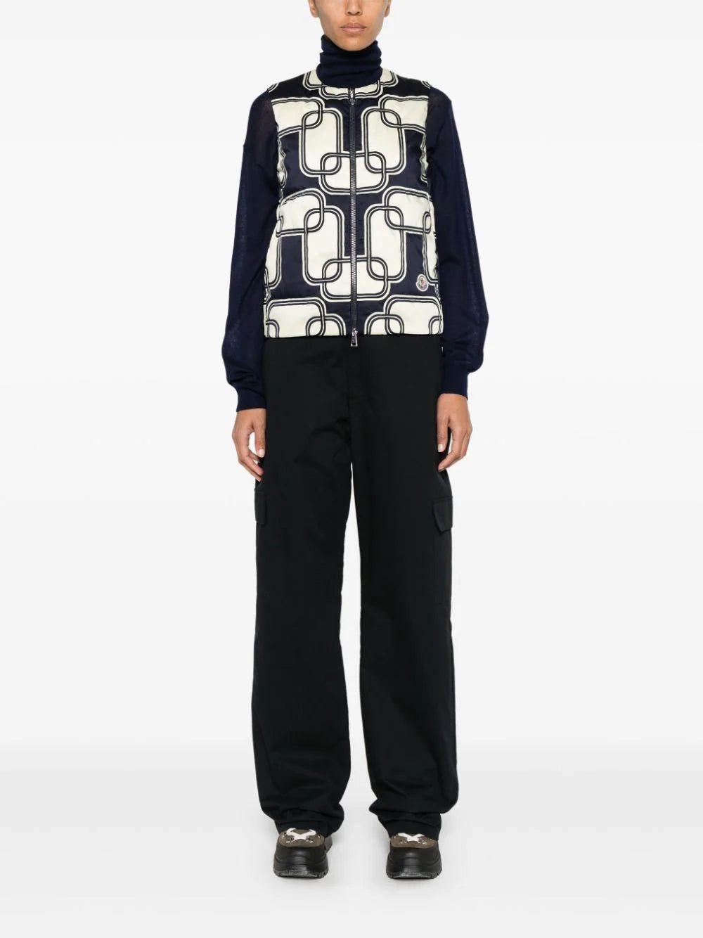 Moncler Fedra Chain-print vest - Image 2