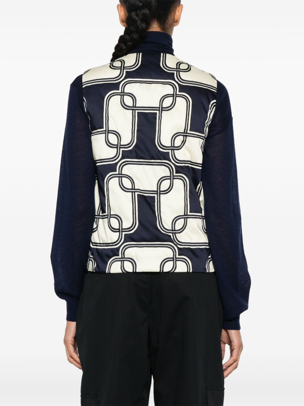 Moncler Fedra Chain-print vest - Image 4