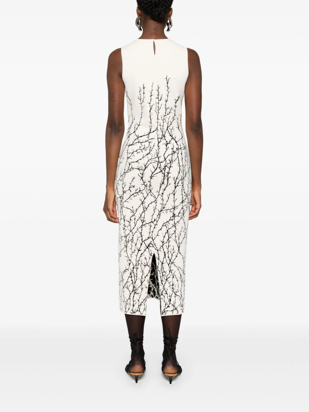 Alexander McQueen Thorn Branches midi dres - Image 4