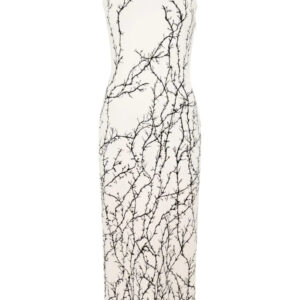 Alexander McQueen  Thorn Branches midi dres