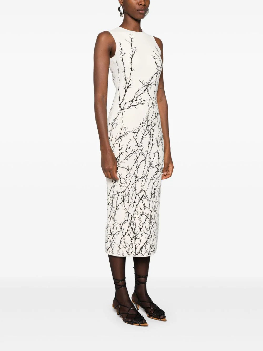 Alexander McQueen Thorn Branches midi dres - Image 3