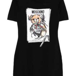 Moschino Teddy Bear-intarsia dress