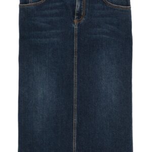 Alexander McQueen  denim pencil skirt