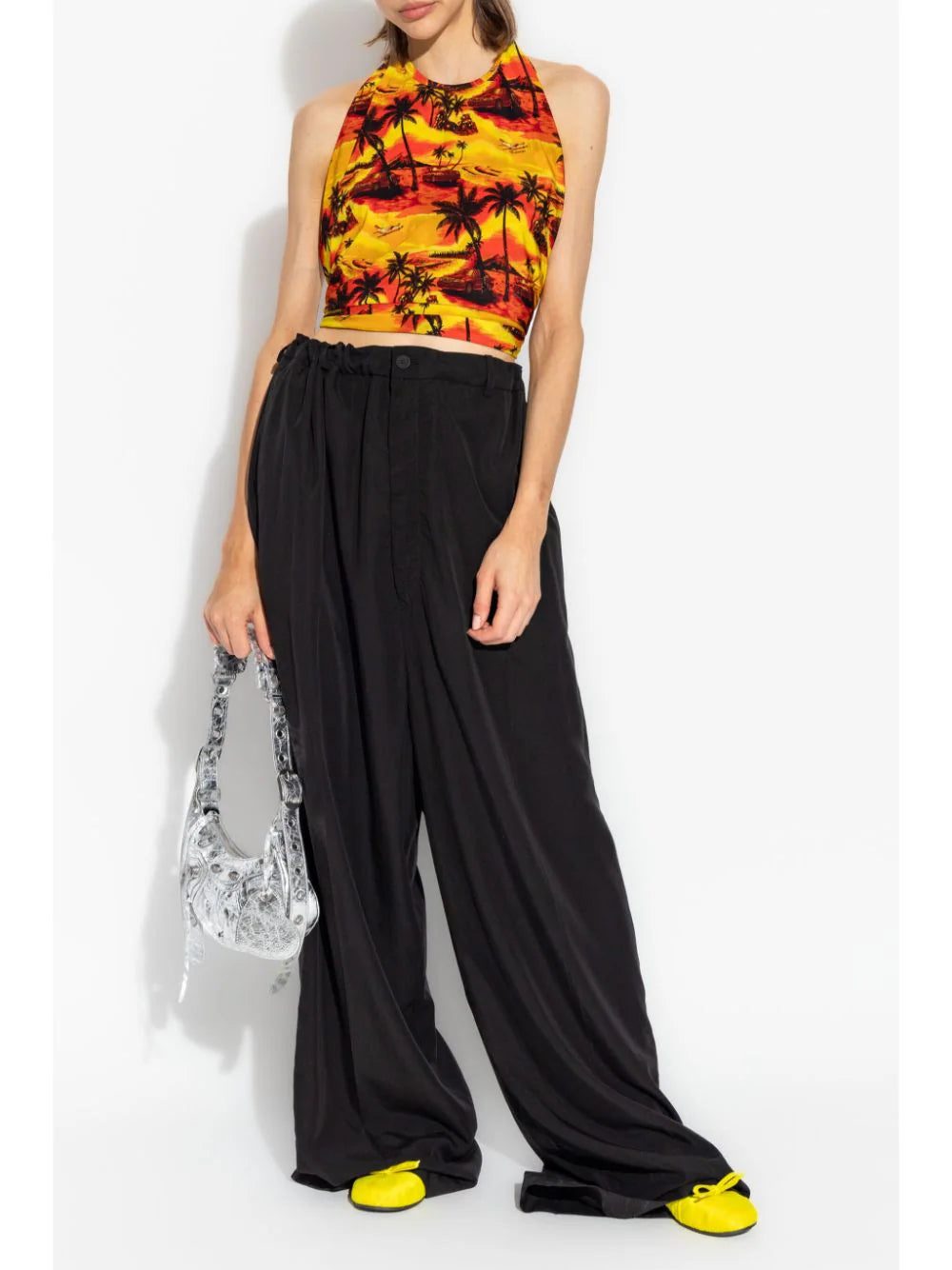 Balenciaga high-waisted oversized trousers - Image 2