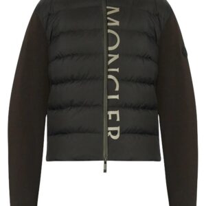 Moncler  logo-print hooded padded jacket