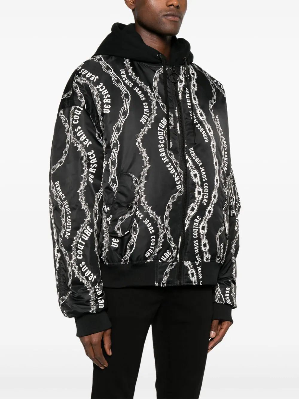 Versace Jeans Couture logo-print jacket - Image 3
