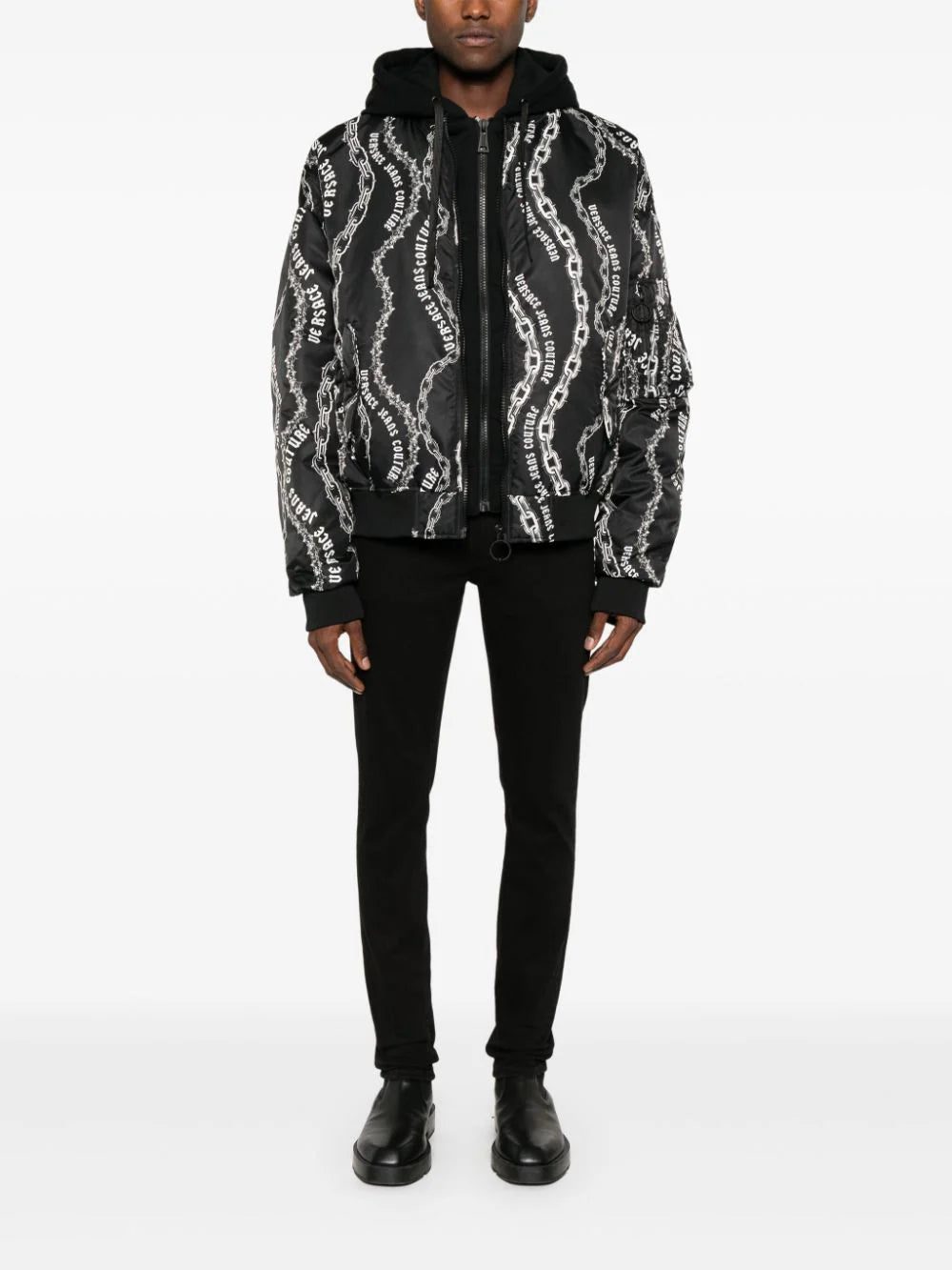 Versace Jeans Couture logo-print jacket - Image 2