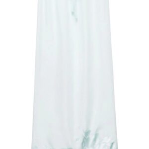 Prada embroidered habutai silk midi skirt