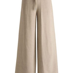 BOSS  pressed-crease palazzo trousers