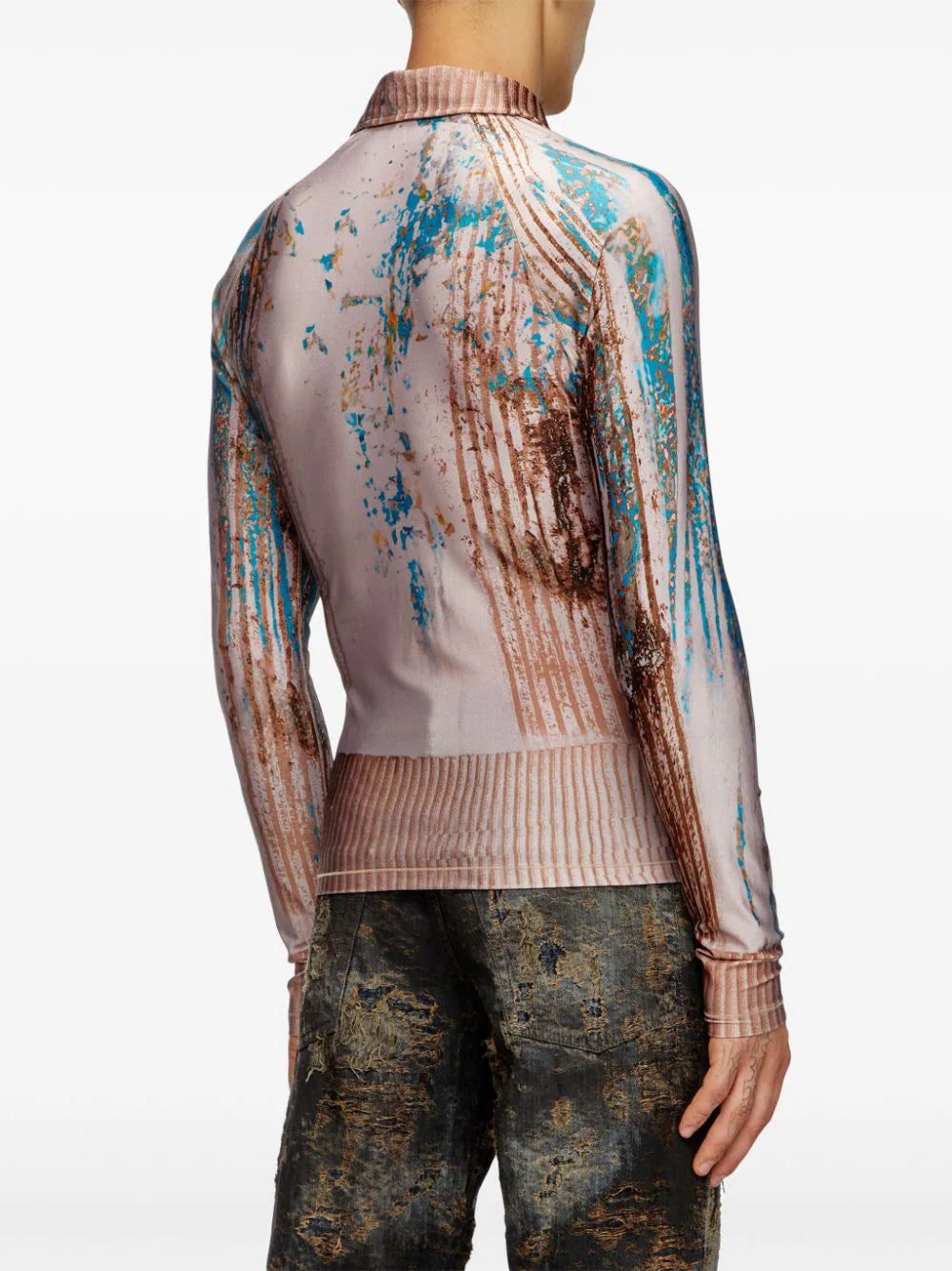 Diesel T-Theodore long-sleeve polo shirt - Image 4