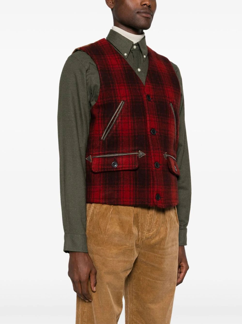 Polo Ralph Lauren checked vest - Image 3