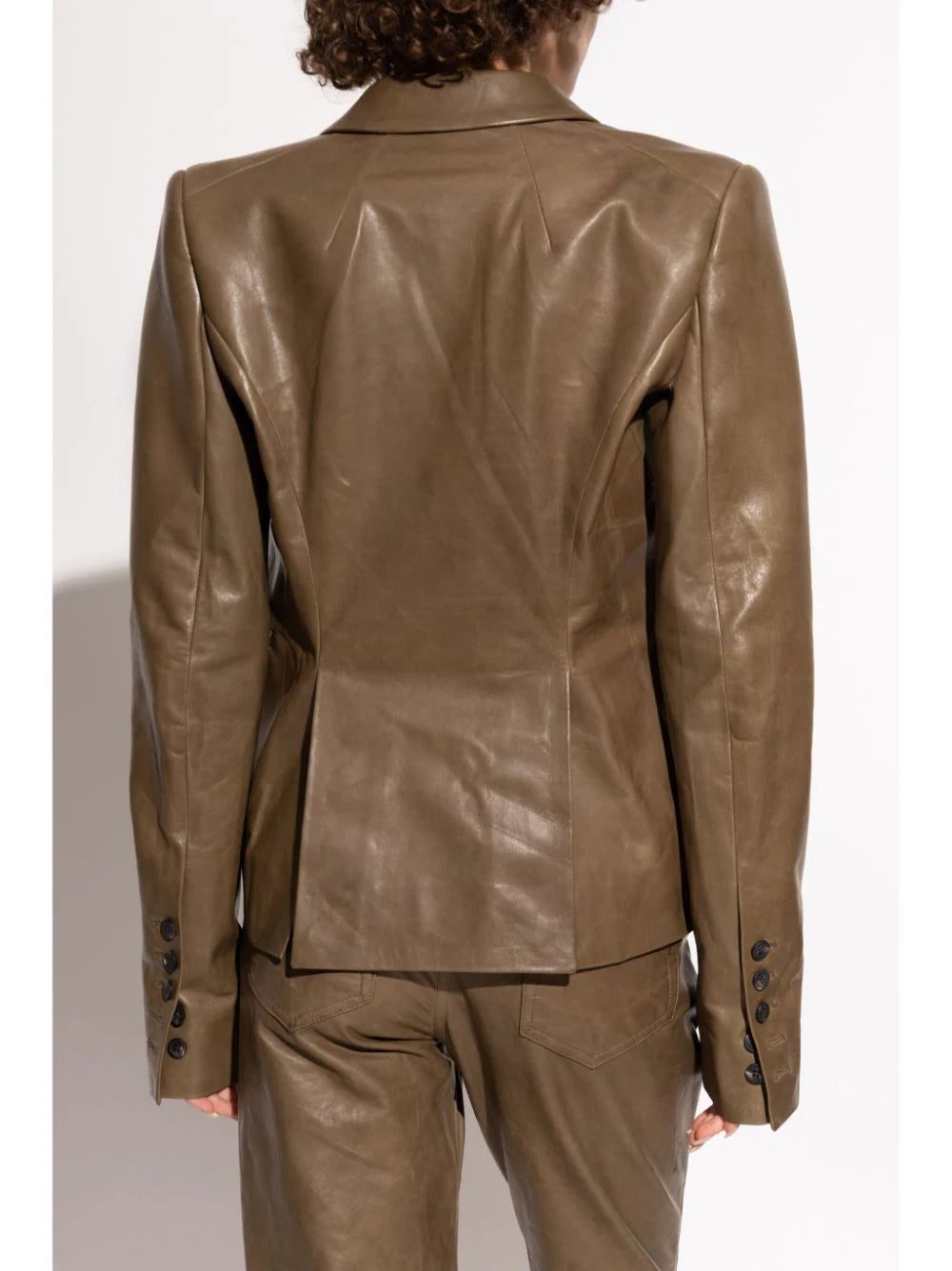 Rick Owens leather blazer - Image 4