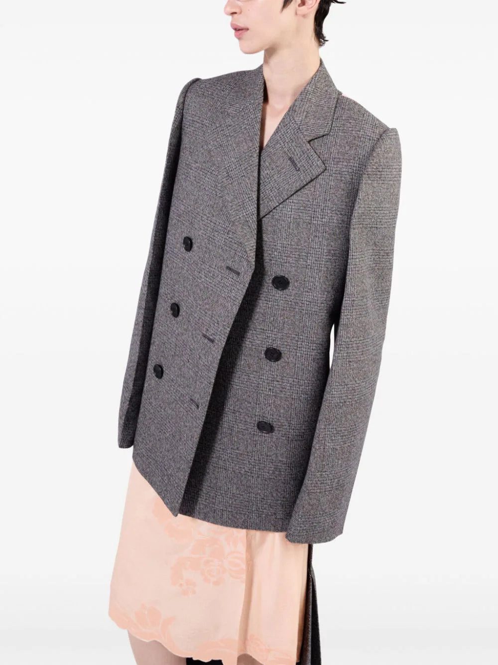 Prada Prince of Wales checked blazer - Image 3