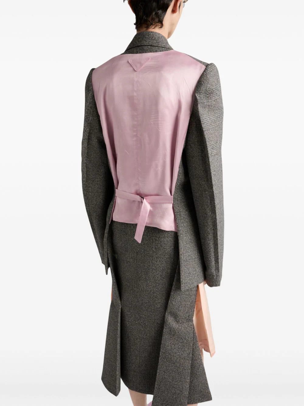 Prada Prince of Wales checked blazer - Image 4