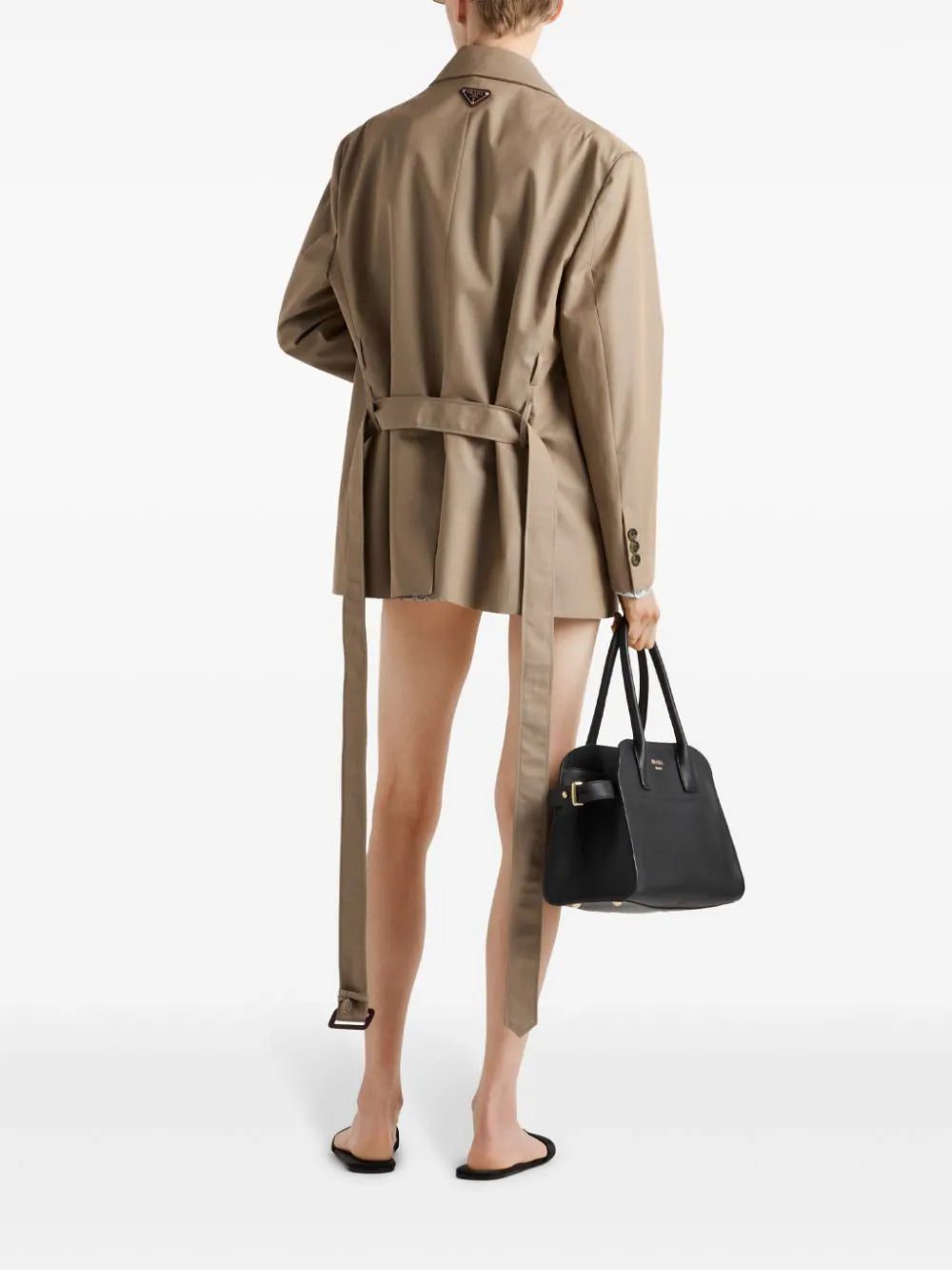 Prada single-breasted twill blazer - Image 4