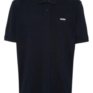 HUGO raised-logo polo shirt