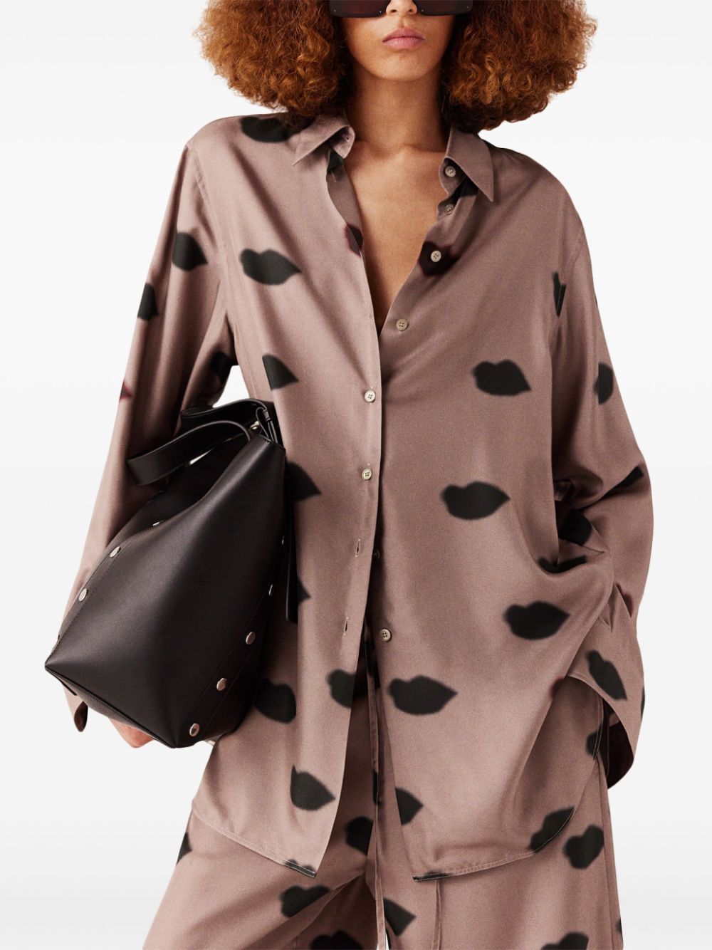 Stella McCartney lips-print shirt - Image 3