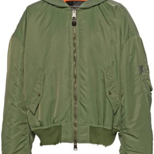 Balenciaga  distressed bomber jacket