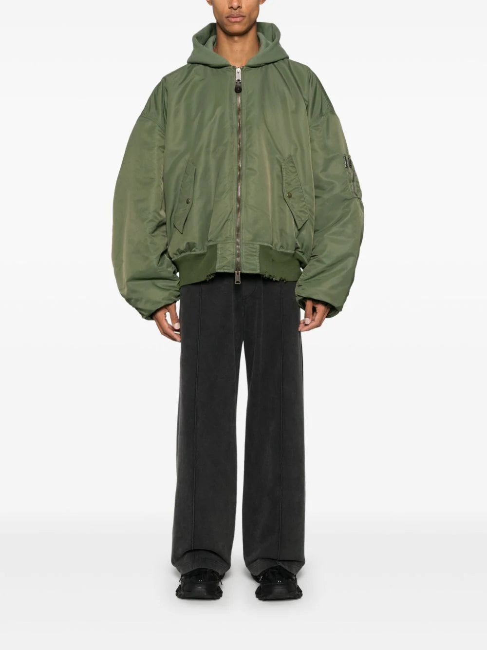 Balenciaga distressed bomber jacket - Image 2
