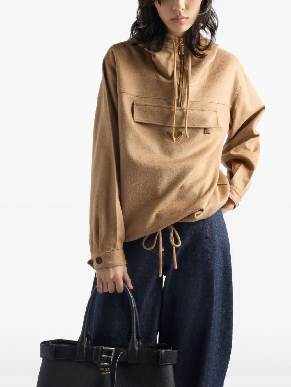 Prada camel hair jacket - Image 4