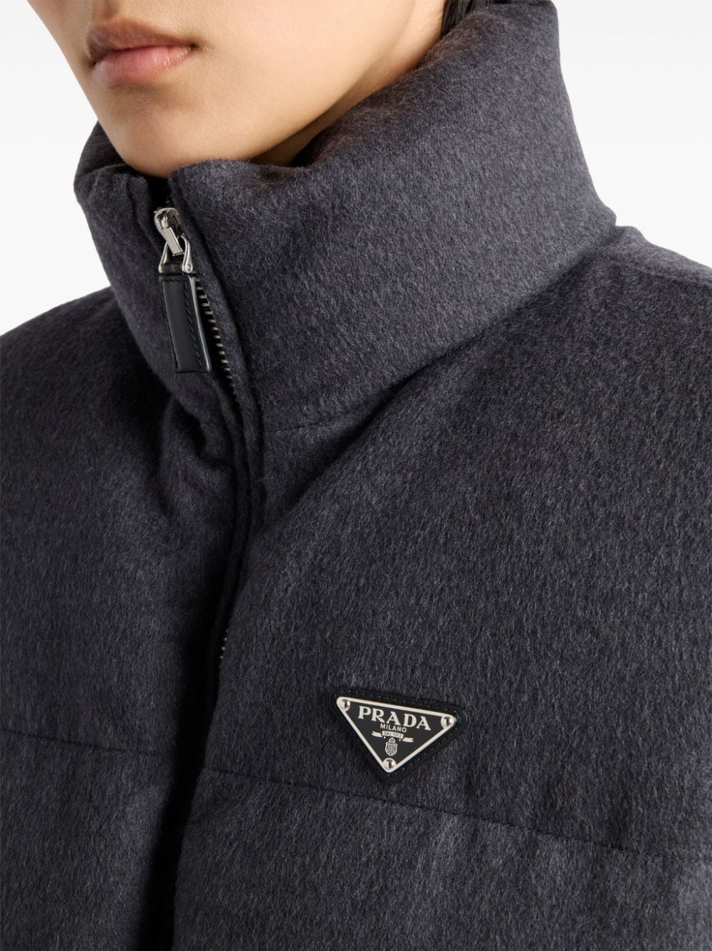 Prada belted down-padded gilet - Image 4