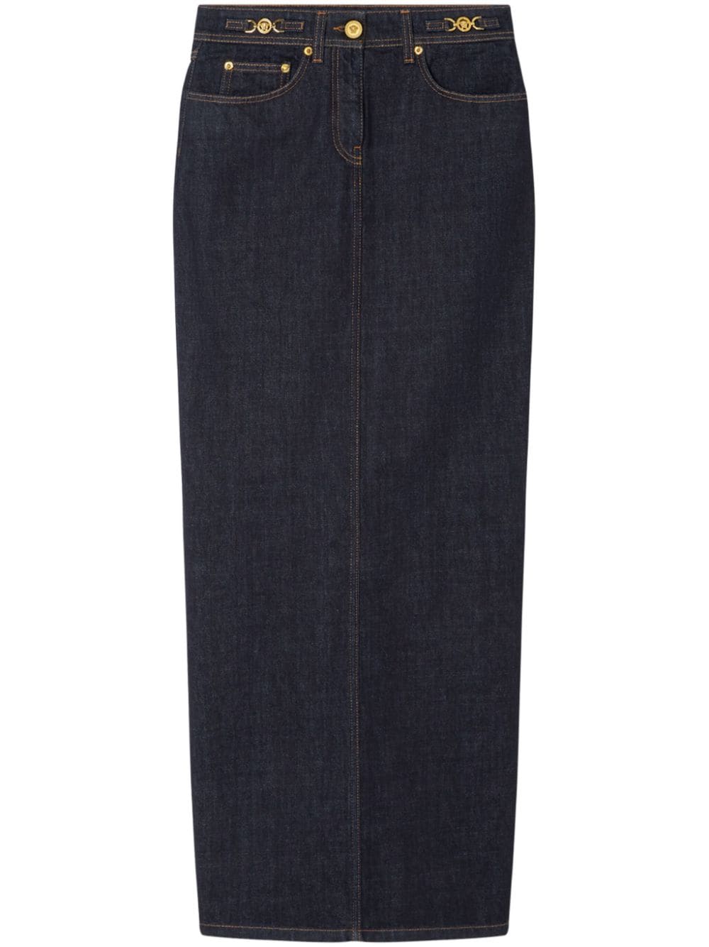 Versace Medusa '95 denim skirt