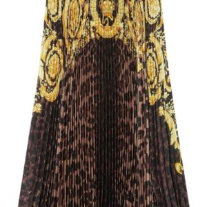 Versace  Wild Barocco pleated mini skirt