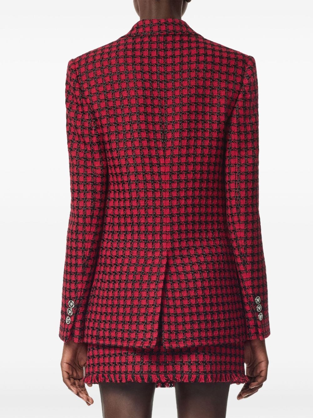 Versace check-pattern blazer - Image 4