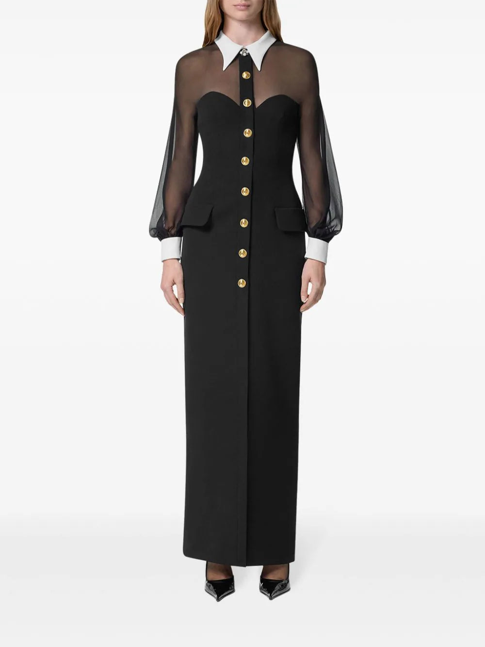 Versace silk maxi dress - Image 3