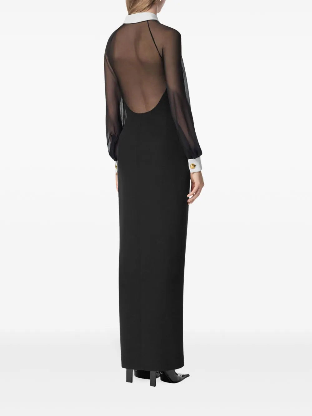 Versace silk maxi dress - Image 4