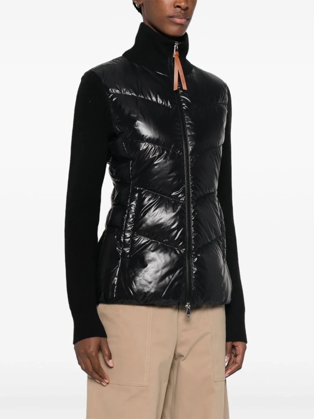 Moncler padded zip-up cardigan - Image 3