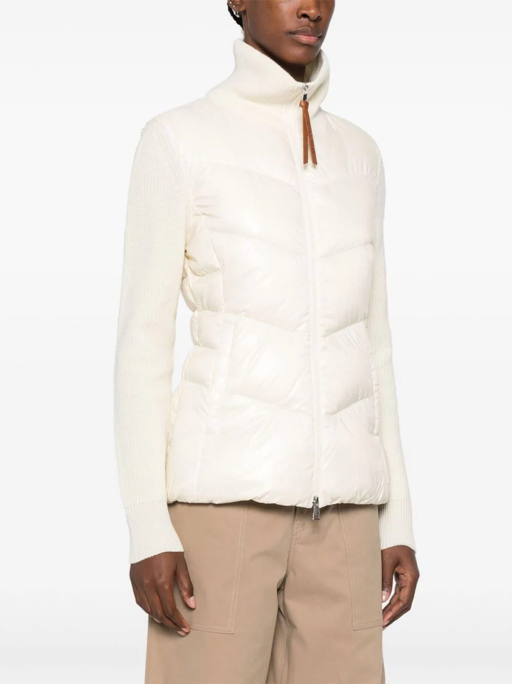 Moncler padded zip-up cardigan - Image 3