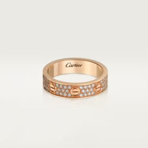 Cartier LOVE ring, small model, paved