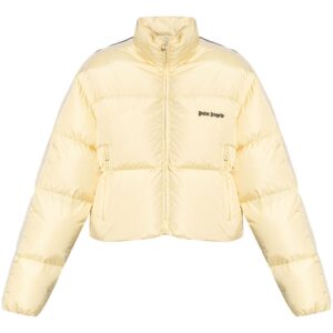 Palm Angels  logo-embroidered puffer jacket