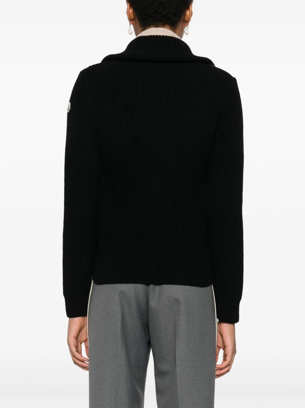 Moncler logo-patch jacket - Image 4