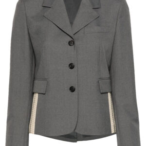 Palm Angels  crochet-panel jacket