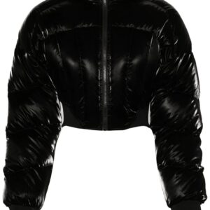 Versace Jeans Couture  laminated puffer jacket