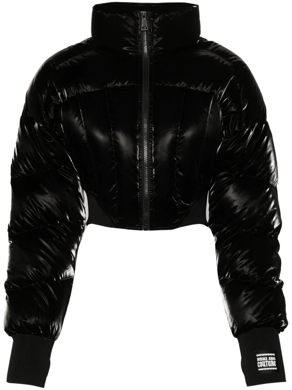 Versace Jeans Couture laminated puffer jacket