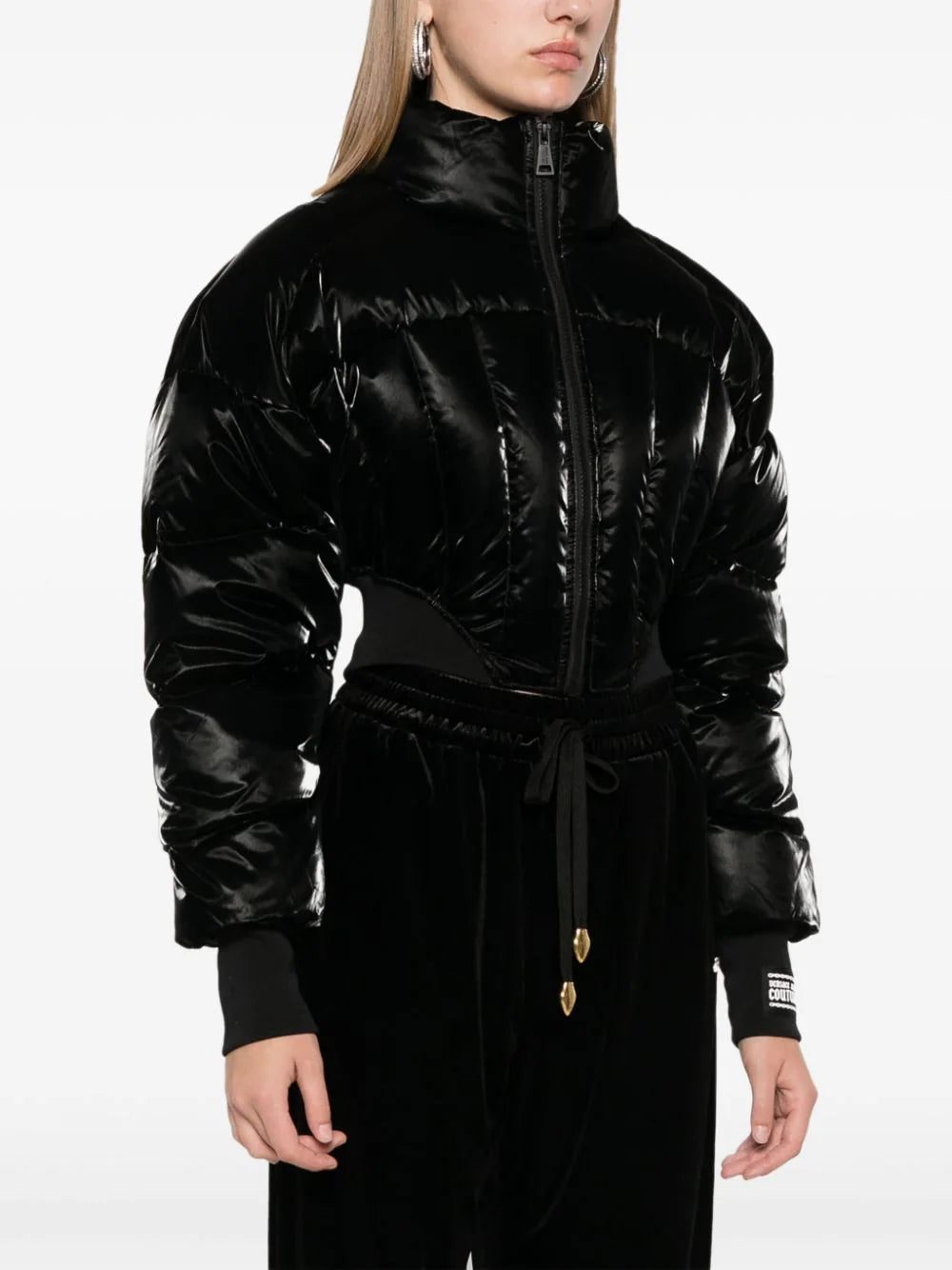 Versace Jeans Couture laminated puffer jacket - Image 3