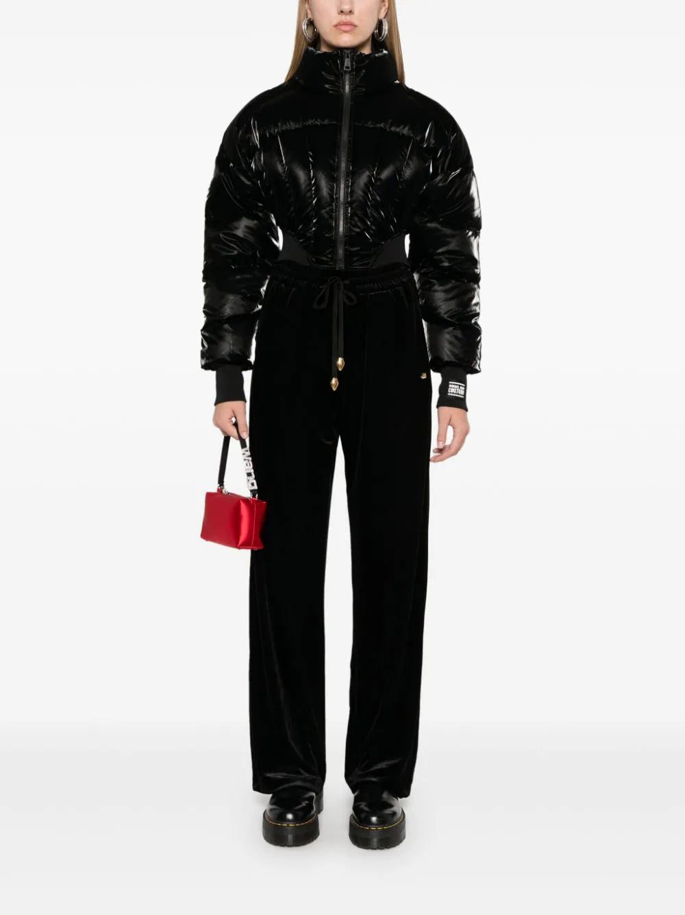 Versace Jeans Couture laminated puffer jacket - Image 2
