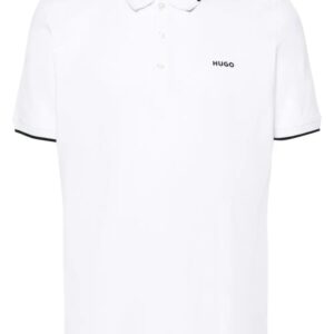 HUGO logo-appliqué polo shirt