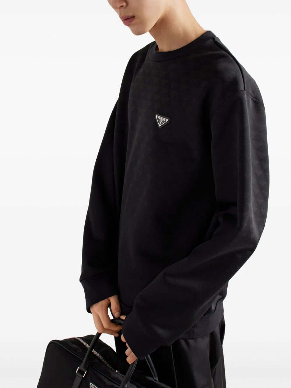 Prada Technical fabric sweatshirt - Image 4