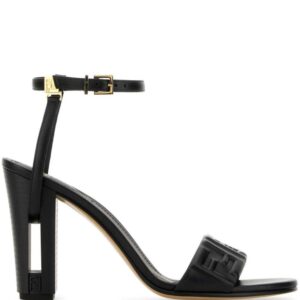 FENDI  95mm Delfina leather sandals