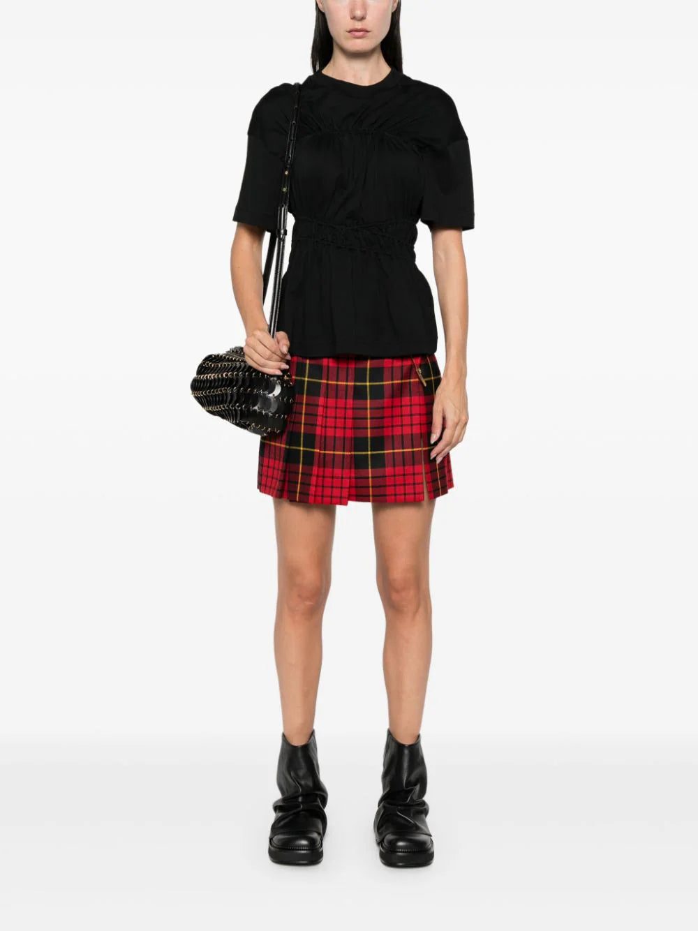 Alexander McQueen tartan-check mini skirt - Image 2