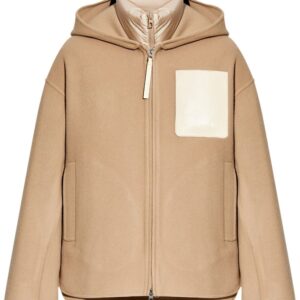 Moncler  logo-patch removable vest/jacket